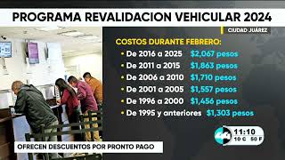 Programan revalidación vehicular 2024 [upl. by Shiverick823]