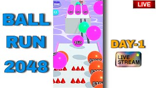 🔴 Ball Run 2048  level 1 to 100 live Gameplay 🔴  cutekilleryt Live shorts ytshort trending [upl. by Sordnaxela917]