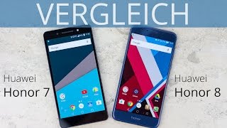 Vergleich Huawei Honor 7 vs Honor 8  Sebastian Schneider  German [upl. by Quillon]