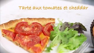 Recette tarte aux tomates et au cheddar [upl. by Gnoud]