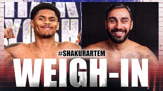 Shakur Stevenson vs Artem Harutyunyan  WEIGHIN [upl. by Shelman521]