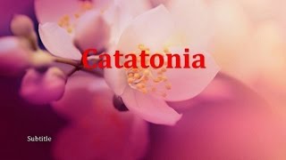 Psychiatry Lecture Catatonia [upl. by Singer]