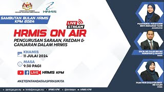 HRMIS ON AIR  PENGURUSAN SARAAN FAEDAH DAN GANJARAN DALAM HRMIS [upl. by Cornell788]