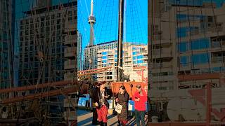 Pirate Ship in Toronto Harbourfront Centre pirateship harbourfront toronto sailboat [upl. by Suirada]