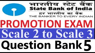 SBI Promotion Exam Scale 2 To Scale 3  Previous Year Question Bank 5 [upl. by Moreno459]