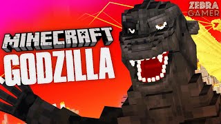 Minecraft Godzilla DLC  Zebras Minecraft Fun [upl. by Eltsyrk933]