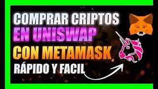 COMO USAR UNISWAP CON METAMASK VIDEO ACTUALIZADO [upl. by Asiruam801]