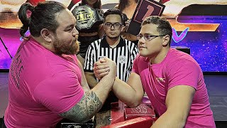 SCHOOLBOY VS MONSTER MICHAEL FORD  ARM WRESTLING 2023 [upl. by Yakcm]