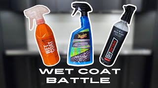 Gyeon Wet Coat vs DIY Detail Quick Beads vs Meguiars Hybrid Ceramic  Which is Best [upl. by Neirda136]