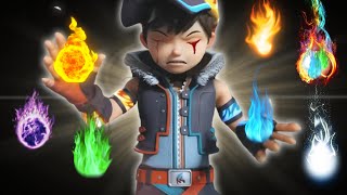 Rahsia Elemen Api Boboiboy Galaxy Kuasa Blaze Frostfire amp Tahap 3 [upl. by Safoelc22]