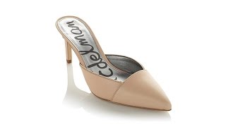 Sam Edelman quotOdeliaquot Pointy Toe Leather Mule [upl. by Schuster]