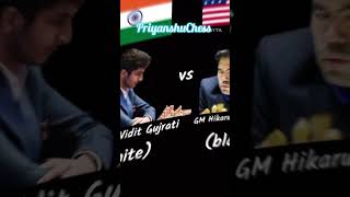 GM Vidit Gujrati Sacrifices His King chess brilliantmove chessgame youtubeshorts chessedit [upl. by Batruk]