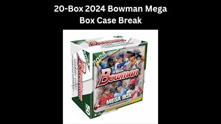 2024 Bowman Chrome Mega Box Case Break amp 2023 Platinum Anniversary HalfCase Break Live [upl. by Jacquenetta]