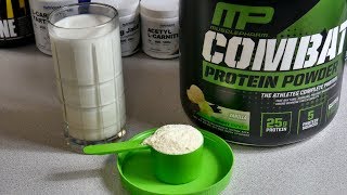 MusclePharm Combat Protein Powder  VANILLA [upl. by Annagroeg756]