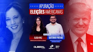 Eleições EUA 2024 ao vivo veja apuração análises e os impactos para o Brasil [upl. by Nosidam94]