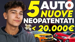 TOP 5 AUTO NUOVE PER NEOPATENTATI  Meno di 20000€ [upl. by Bartholomeus]