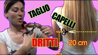 Tagliare i capelli da soli in 3 MOSSE  Taglio di capelli dritto 𝐏𝐄𝐑𝐅𝐄𝐓𝐓𝐎 [upl. by Melac]