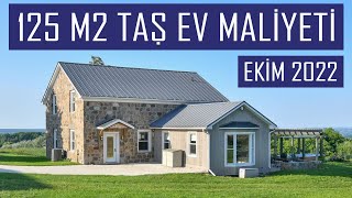 Müstakil Ev Maliyeti 2022  Taş Ev Yapımı Maliyeti  125 m2 Köy Evi İnşaat Maliyeti [upl. by Adnohryt499]