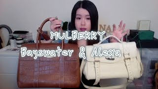 MULBERRY Bayswater amp Alexa bag collection  两款迈宝瑞经典款包包比较 [upl. by Anyale]