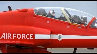 Red Arrows 2013 arrive in Nice [upl. by Penoyer783]