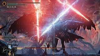 Elden Ring  Duel of Lightning Lichdragon Fortissax  No Damage  Grave Scythe Gameplay [upl. by Ahsiret5]