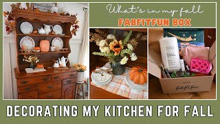 Lets DECORATE MY KITCHEN for fall  Hobby Lobby shop with me  Single wide MOBILE HOME decorating [upl. by Marilyn]