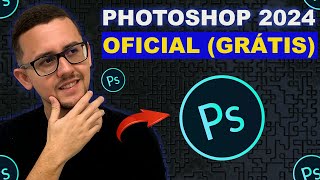 COMO OBTER O PHOTOSHOP 2024 DE GRAÇA RÁPIDO E FÁCIL [upl. by Euqirat]