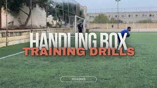 Handling Box  The Training Drills 2425  Goalkeeper Training [upl. by Eanil]