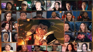 Demon Slayer Season 4 Episode 8 Reaction Mashup  鬼滅の刃 [upl. by Dnomaid]