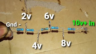 How to make a voltage divider using resistors [upl. by Amsab]