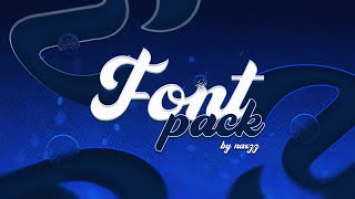 THE BEST FREE Font Pack  100 Fonts  Free Download [upl. by Heer833]