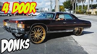 This is Family Car 4 Door Donk Chevy on Big Rims [upl. by Shauna846]