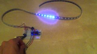 LED Strip trail effect [upl. by Anairol]