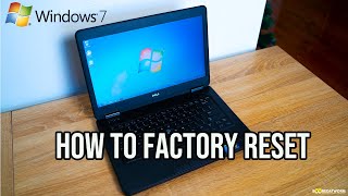 How to easily Factory Reset a Windows 7 PC [upl. by Eedissac]