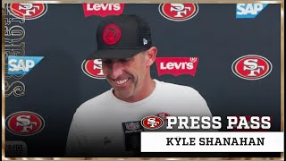 Kyle Shanahan Reacts to 49ers SecondConsecutive NFC West Title  49ers [upl. by Acyre285]