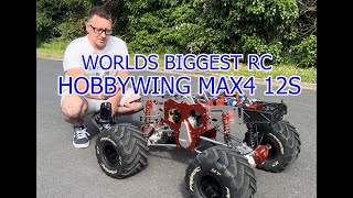 WORLDS BIGGEST RC CAR GETS 12S POWER PRIMAL RC RAMINATOR MAX4 CONVERSION [upl. by Rossuck101]