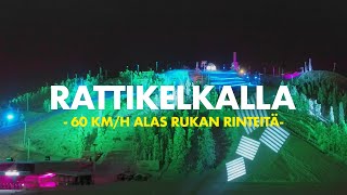 RATTIKELKALLA 60KMH  RUKA POLAR NIGHT LIGHT FESTIVAL [upl. by Charlot111]