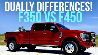 The REAL differences between the Ford F350 vs F450 [upl. by Yngad]