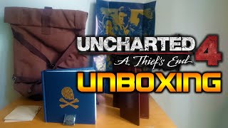 Uncharted 4 A Thiefs End  Special Press Kit Edition UNBOXING [upl. by Raynata]