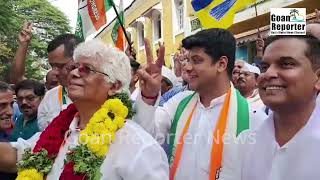 Goan Reporter News Live Nomination filed by India alliance candidate Ramakant Khalap for North Goa [upl. by Daly]