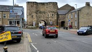 Staggered crossroads Alnwick Town centre [upl. by Kinom]