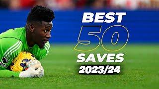 Best 50 Goalkeeper Saves 202324  HD 24 [upl. by Kerry230]