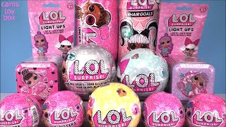 LOL Surprise DOLLS Hairgoals Bling Series PETS Under Wraps EYE Spy Series 1 4 5 3 LIL Sisters Unbox [upl. by Nhabois]