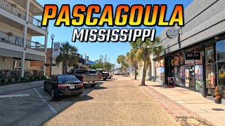 Pascagoula Mississippi Driving Through [upl. by Lleznov]