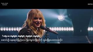 Taylor Swift  Daylight Mmsub City of Lover Paris Performance [upl. by Nynahs]