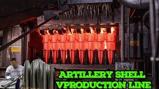 Incredible 155mm Artillery Shell Production Process  The Fastest Mass Bullet Production Line [upl. by Latterll]