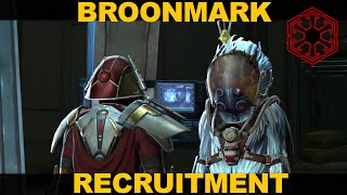 SWTOR Knights of the Fallen Empire  Broonmark Recruitment Sith Warrior [upl. by Tien]