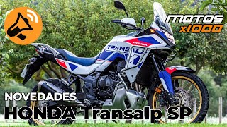 Nueva HONDA Transalp SP  Motosx1000 [upl. by Anetsirk]