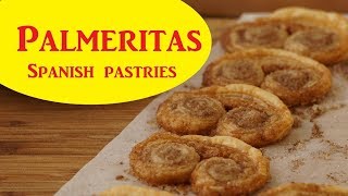 Easy Spanish Puff Pastry recipe – Palmeritas [upl. by Henning526]