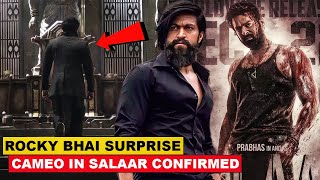 ROCKY BHAI yash Surprise Cameo In SALAAR Confirmed  Prabhas [upl. by Colpin]